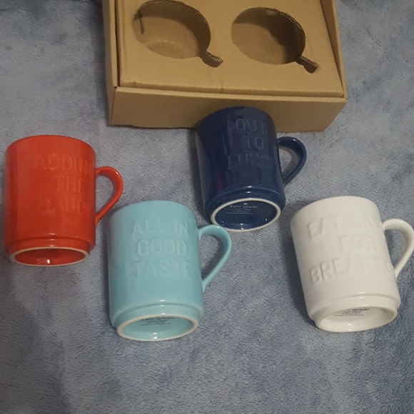 Kate Spade Stacking Coffee Mugs/cups - Picture 2 of 4